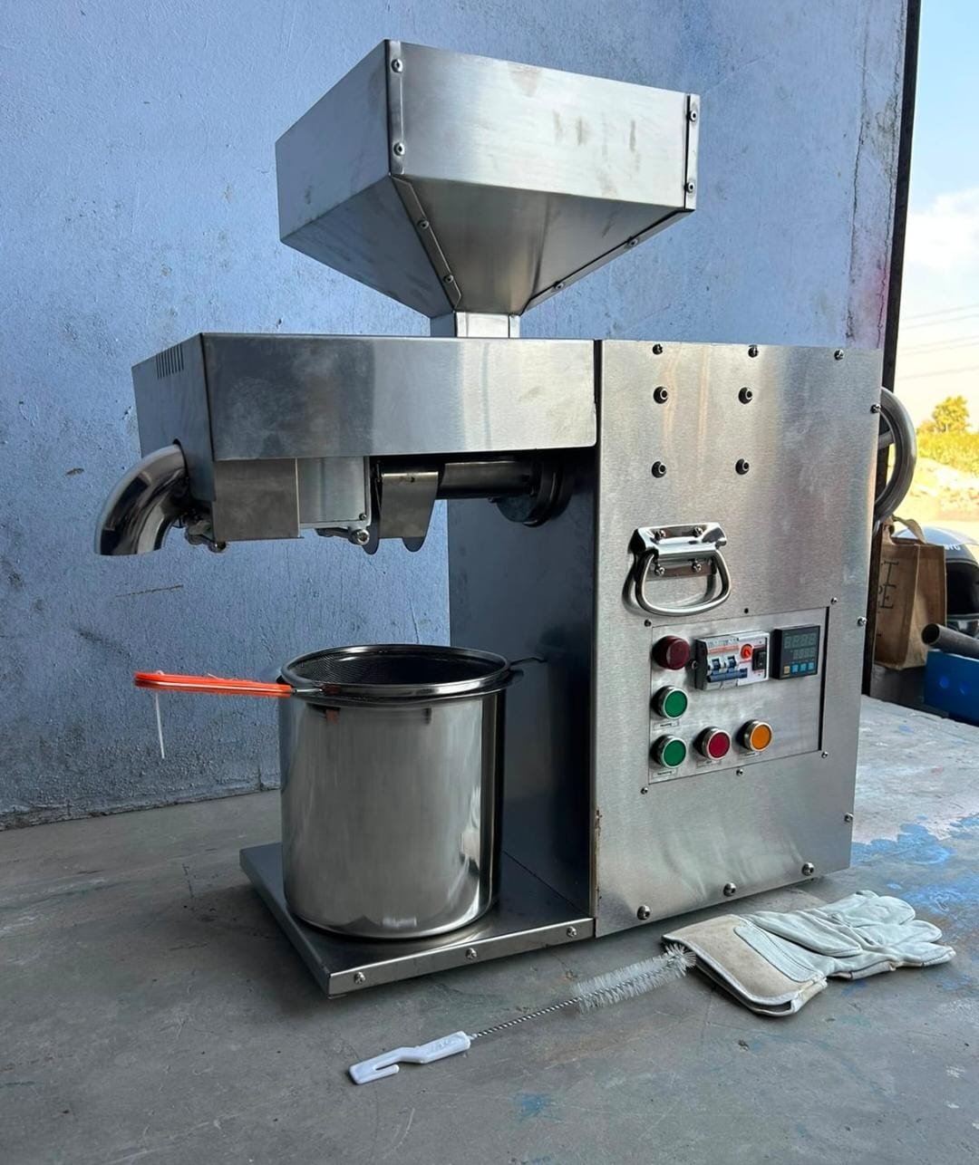 Mustard Oil Expeller – Stainless Steel Oil Press